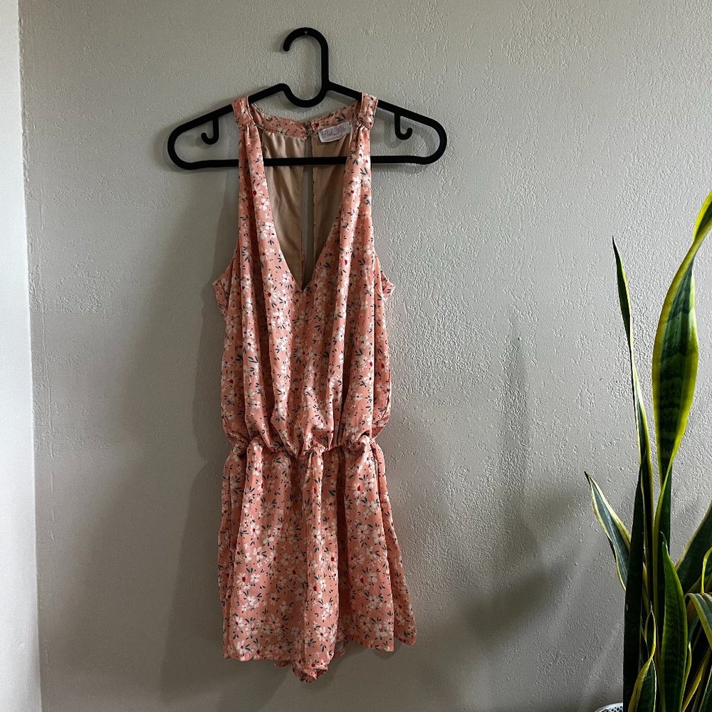 Pink Lily Romper
